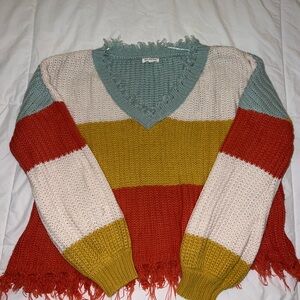Colorful Striped Sweater